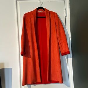 Zara Long Suede Coat